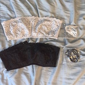 VS STRAPLESS BRALLETTE SET NWOT